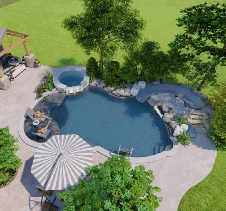 design and render garden pool patio backyard landscape park (1)